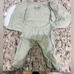 Bonsie bamboo skin to skin one piece with fold over hand cuff